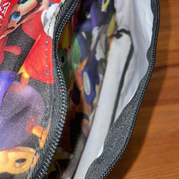 Nintendo 2017 Mario Kart Backpack School Book Bag Adjustable Straps - Picture 11 of 13